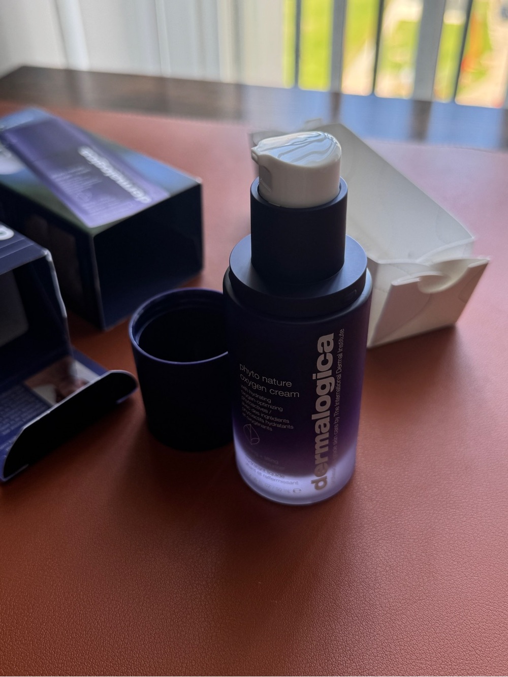 dermalogica Phyto Nature Oxygen Cream - Purple and White Pump